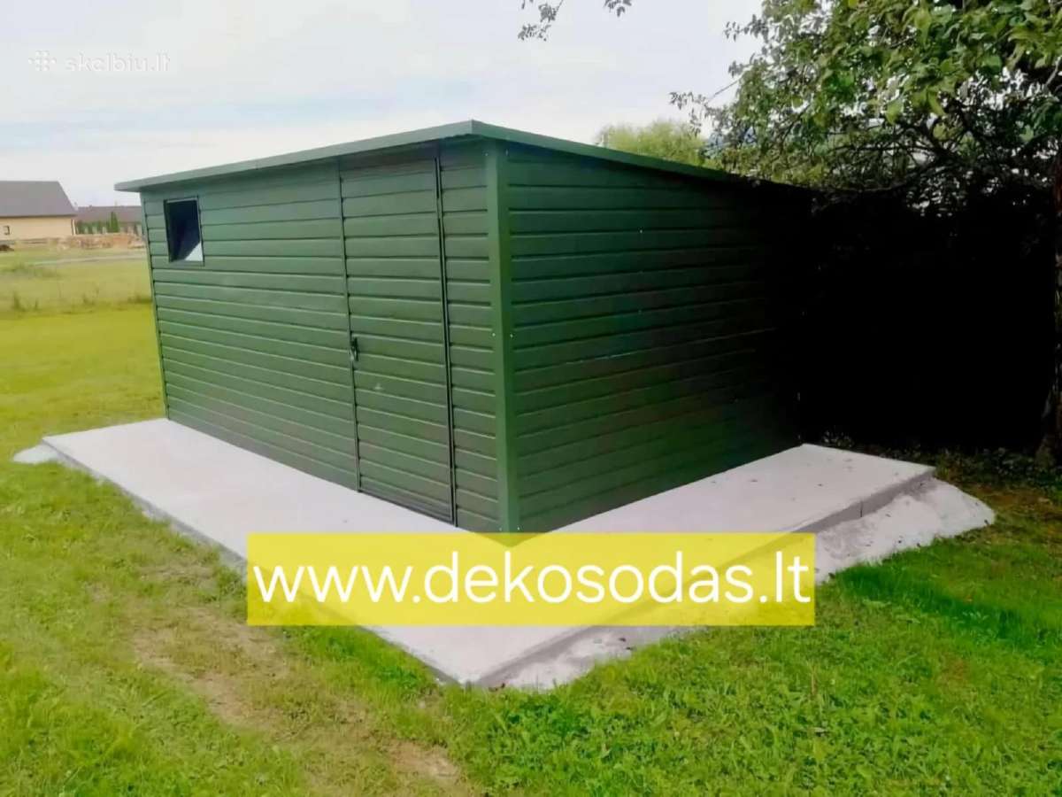 Skardinis sandėliukas 5 x2,5 m - nuotraukos Nr. 2