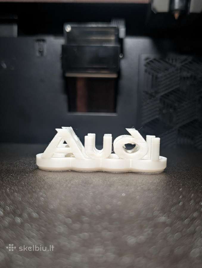 3D Audi ženkliukas/pavadinimas - nuotraukos Nr. 2