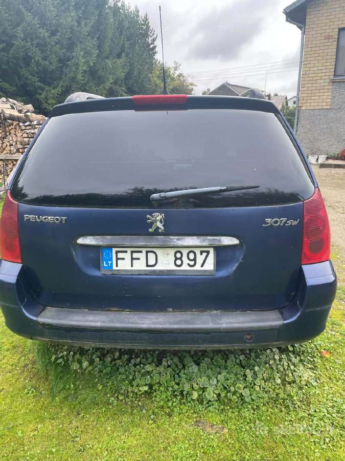 Peugeot 307, 2003, dyzelis, mechaninė - nuotraukos Nr. 2