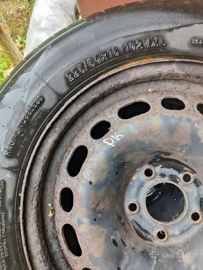 Citroen C5 plieninius ratlankius R16 su padangomis - nuotraukos Nr. 5