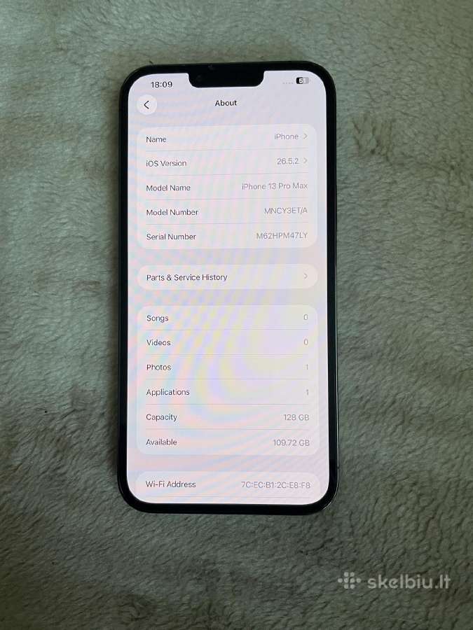 Apple iPhone 13 Pro Max 128 GB - nuotraukos Nr. 7