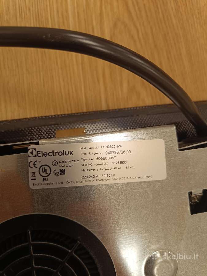 Indukcinė kaitlentė Electrolux Ehh3320nvk - nuotraukos Nr. 6