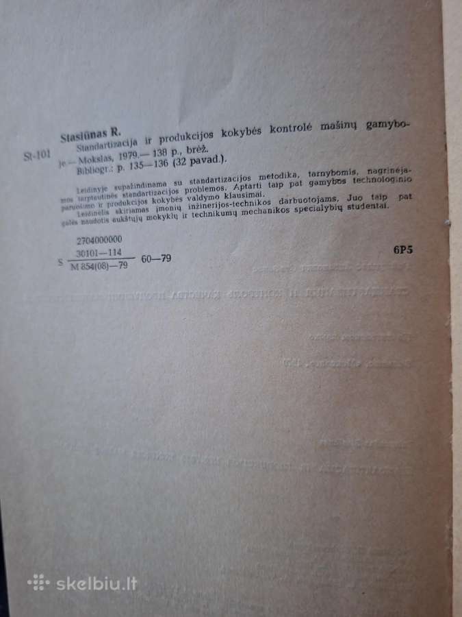 Standartizacija ir produkcijos kokybės kontrolė - nuotraukos Nr. 2