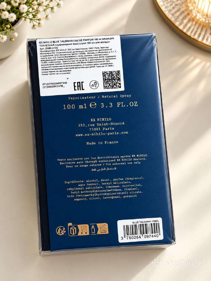 Naujas Blue Talisman Ex Nihilo 100 ml - nuotraukos Nr. 2