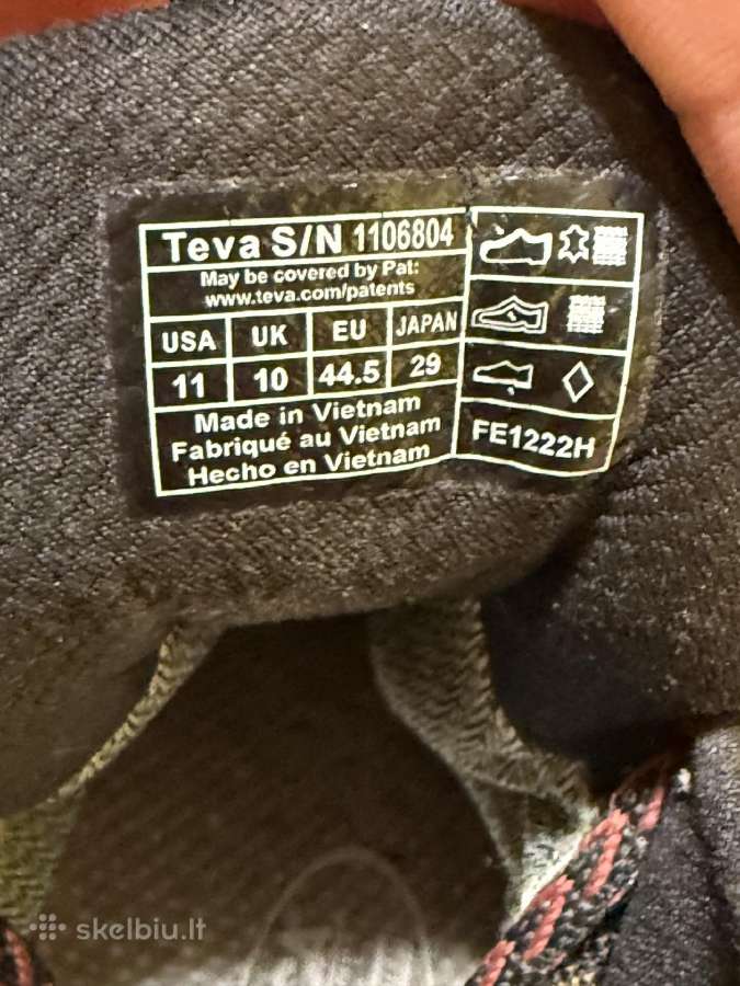 Teva Grandview Gyx turistiniai žygių batai - nuotraukos Nr. 5