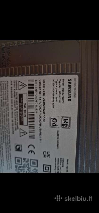 50' Naujas Samsung smart Ue50u7022fkxxh - nuotraukos Nr. 6