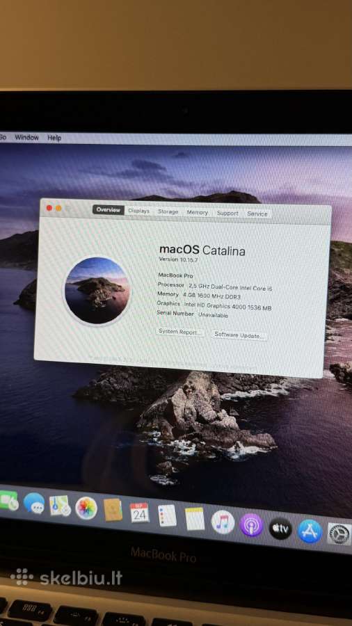 MacBook Pro 13" Mid 2012, i5, SSD 256 GB - nuotraukos Nr. 10