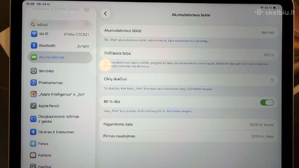 Parduodamas „iPad Air 11“ (M4), 256 GB, - nuotraukos Nr. 4