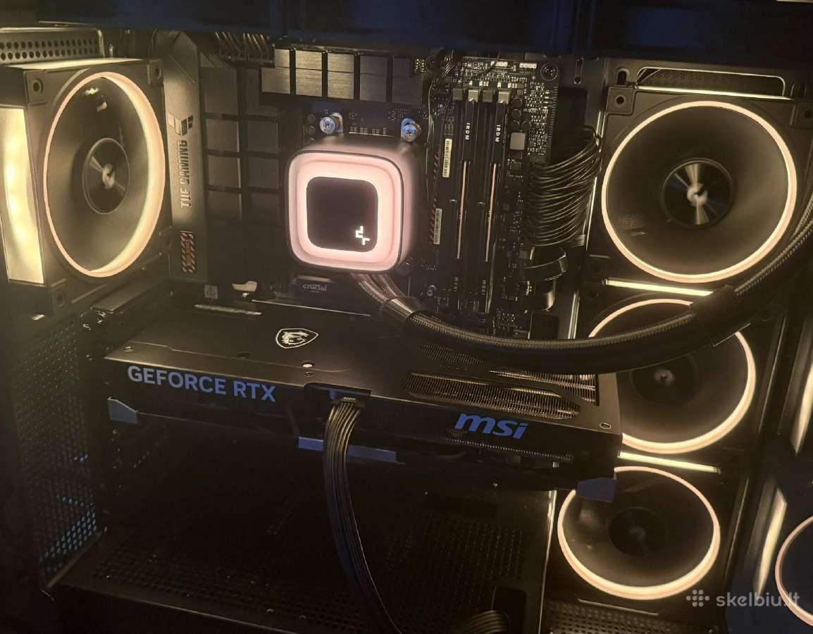 5080 / 9850x3d / 2tb SSD / 32gb RAM Gaming Pc - nuotraukos Nr. 2