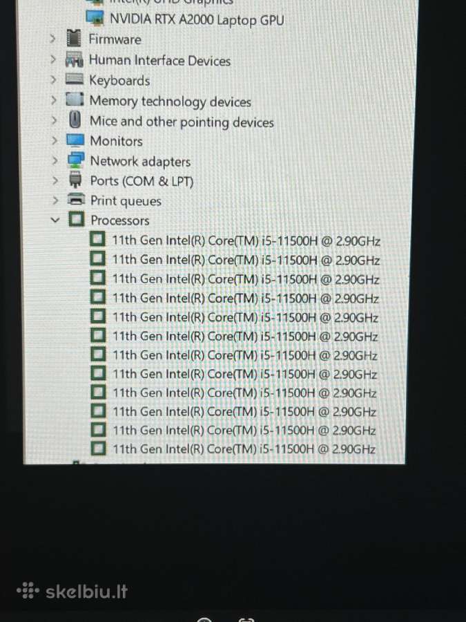 Lenovo Thinkpad 15 gen 2 32gb RAM ir 1tb SSD - nuotraukos Nr. 7
