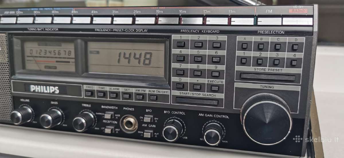 Philips D2999 Fm/lw/mw/sw Ssb Radijo Imtuvas - nuotraukos Nr. 3