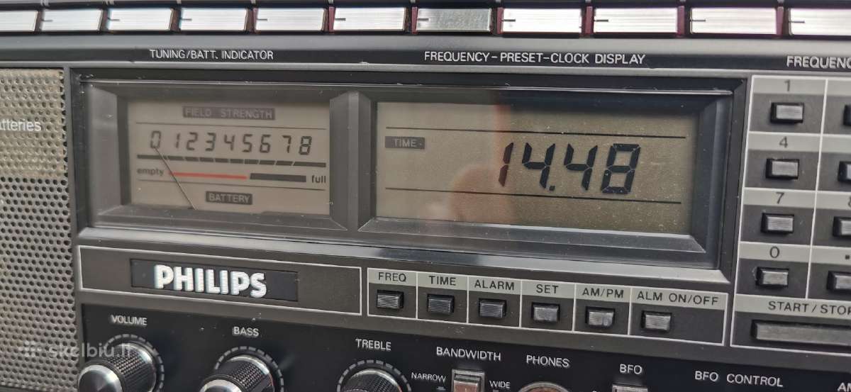Philips D2999 Fm/lw/mw/sw Ssb Radijo Imtuvas - nuotraukos Nr. 4