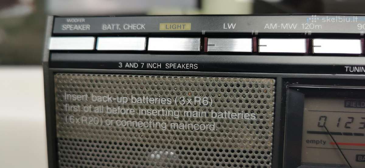 Philips D2999 Fm/lw/mw/sw Ssb Radijo Imtuvas - nuotraukos Nr. 5
