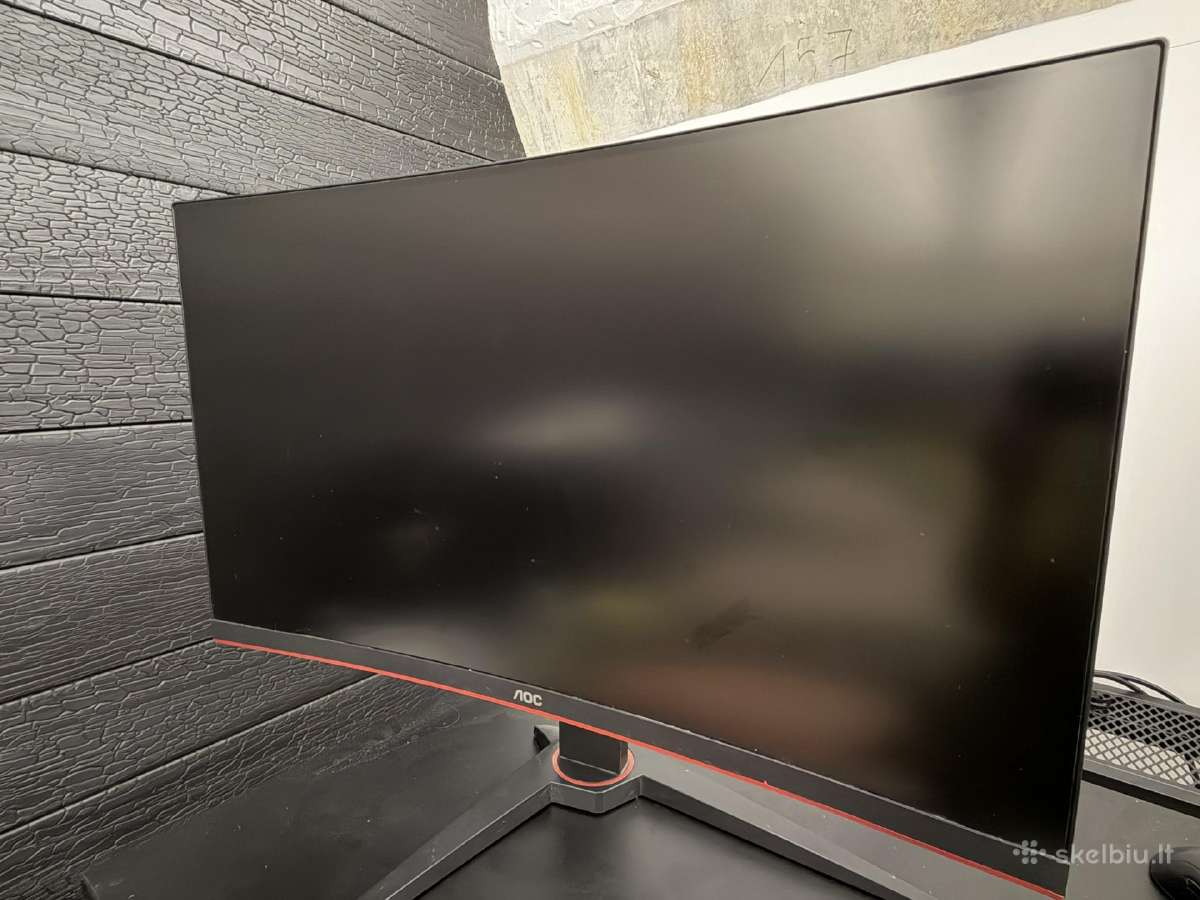 Parduodu Aoc C27g1 27 lenktą žaidimų monitorių - nuotraukos Nr. 2