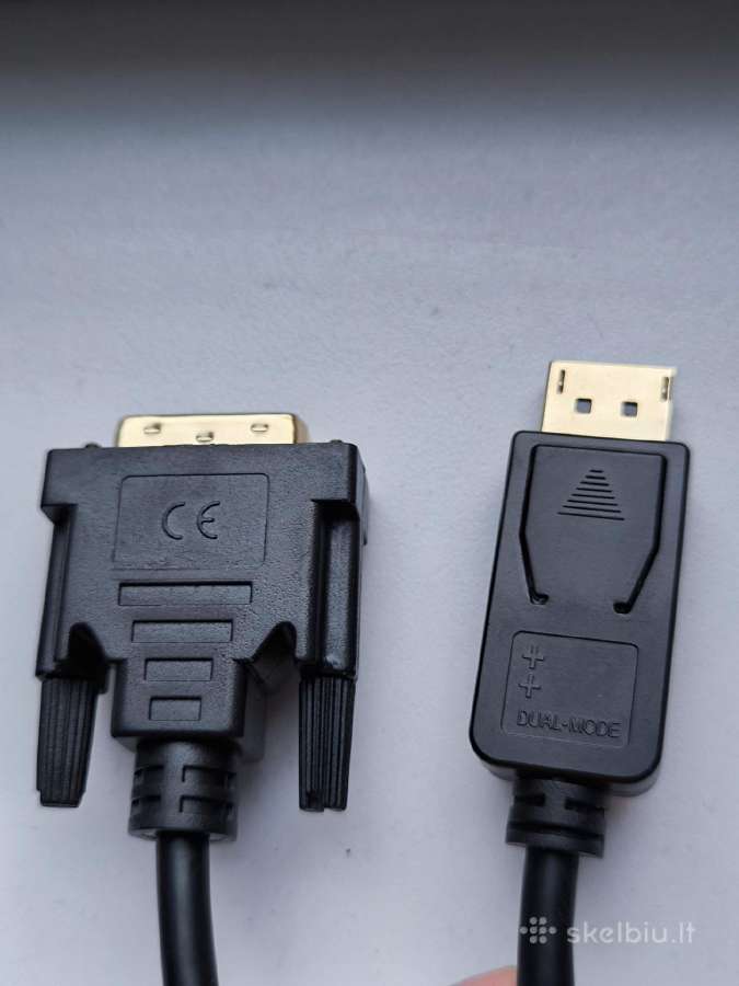 Įvairūs kokybiški vaizdo kabeliai Hdmi, Dvi, Dvi++ - nuotraukos Nr. 4