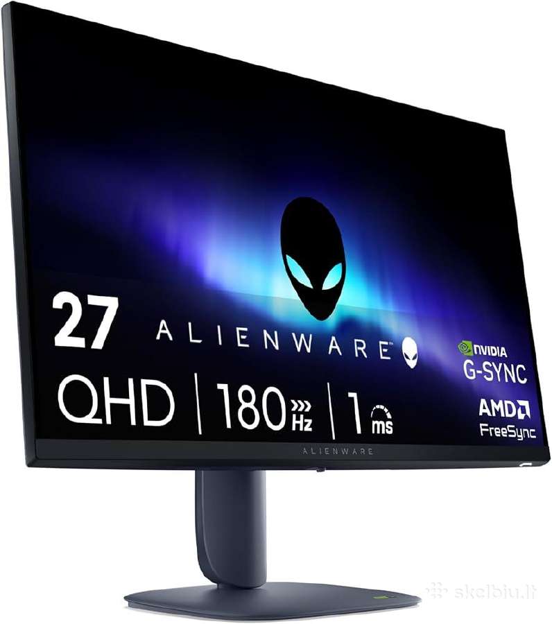 Alienware 27' 180hz Ips Qhd gaming monitorius - nuotraukos Nr. 3
