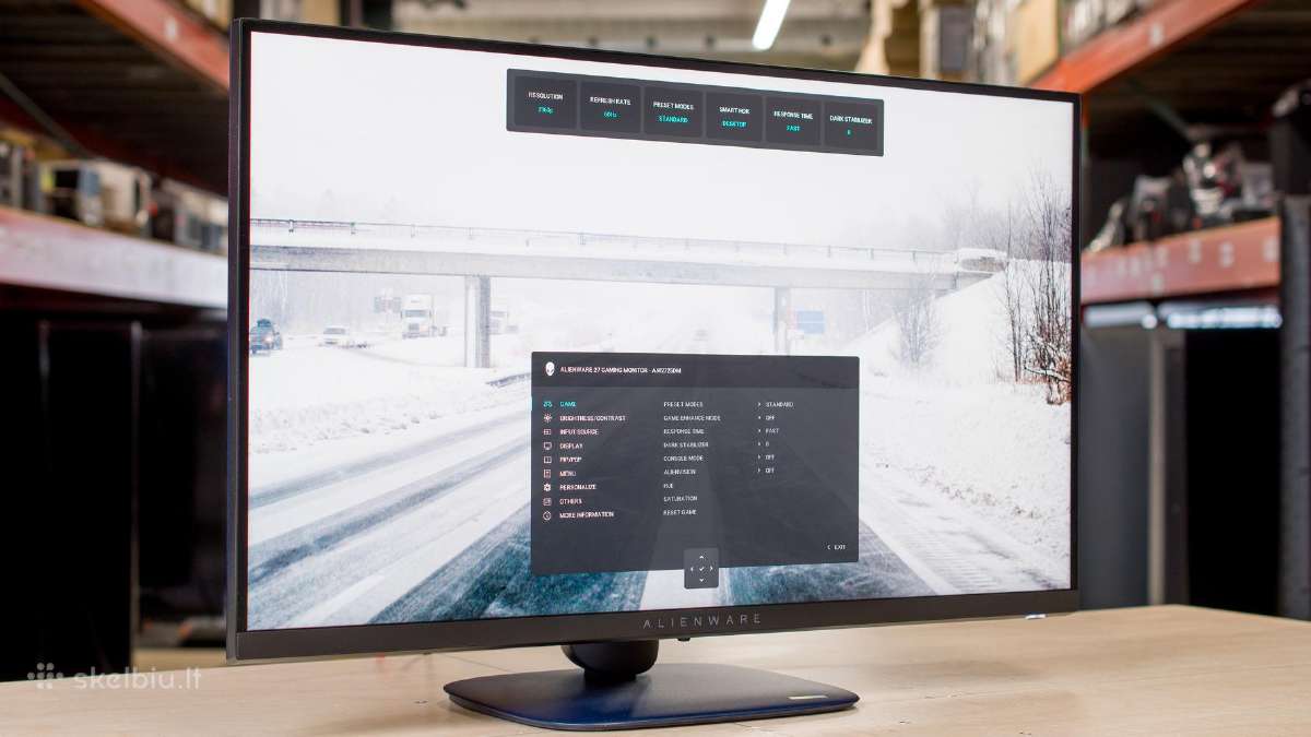 Alienware 27' 180hz Ips Qhd gaming monitorius - nuotraukos Nr. 4