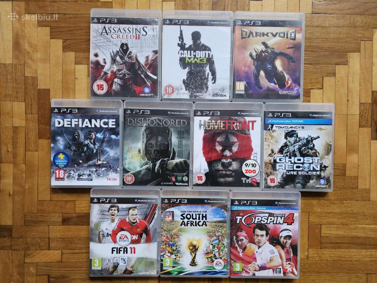 Playstation 3 žaidimų rinkiniai (PS3 Playstation3) - nuotraukos Nr. 11