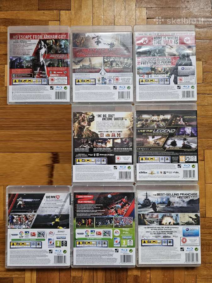Playstation 3 žaidimų rinkiniai (PS3 Playstation3) - nuotraukos Nr. 16