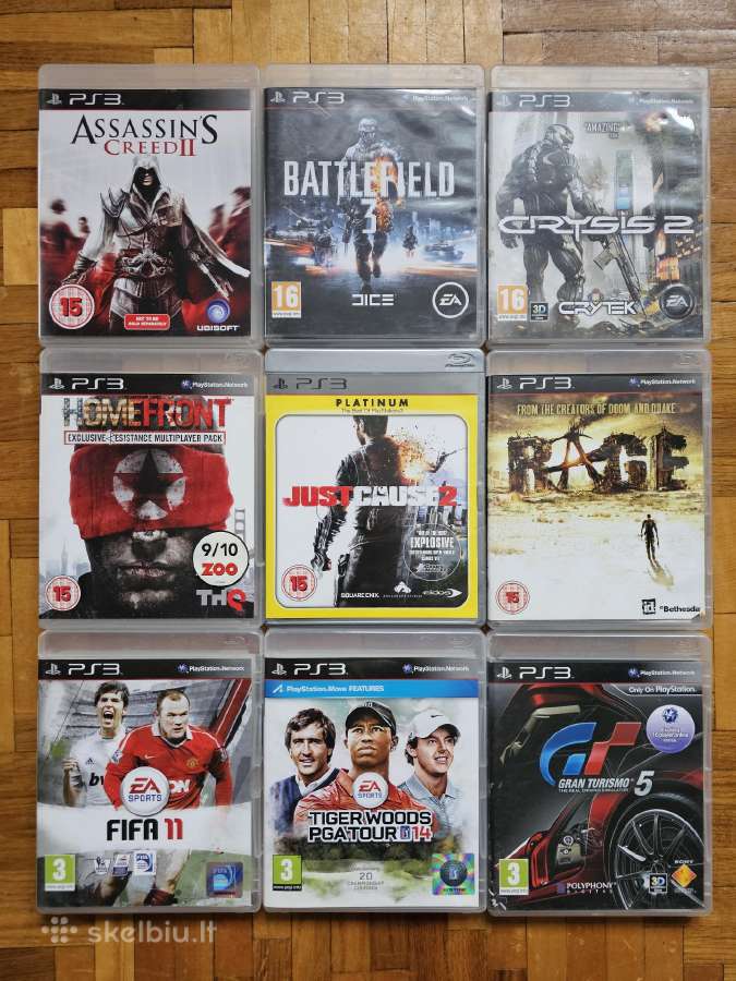 Playstation 3 žaidimų rinkiniai (PS3 Playstation3) - nuotraukos Nr. 17