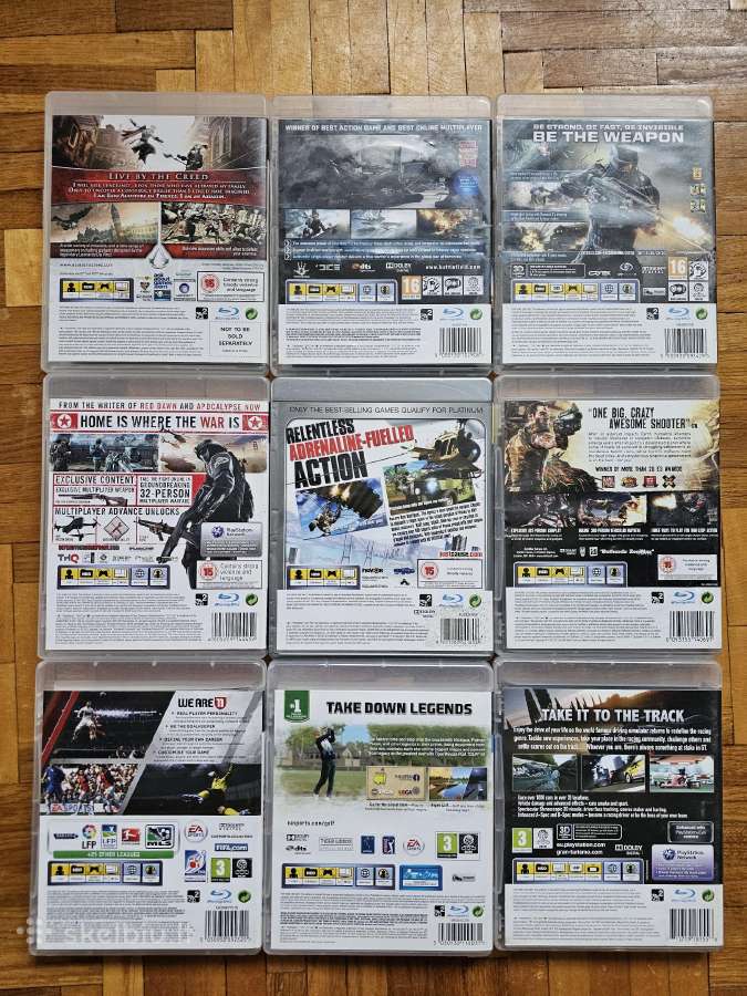 Playstation 3 žaidimų rinkiniai (PS3 Playstation3) - nuotraukos Nr. 18