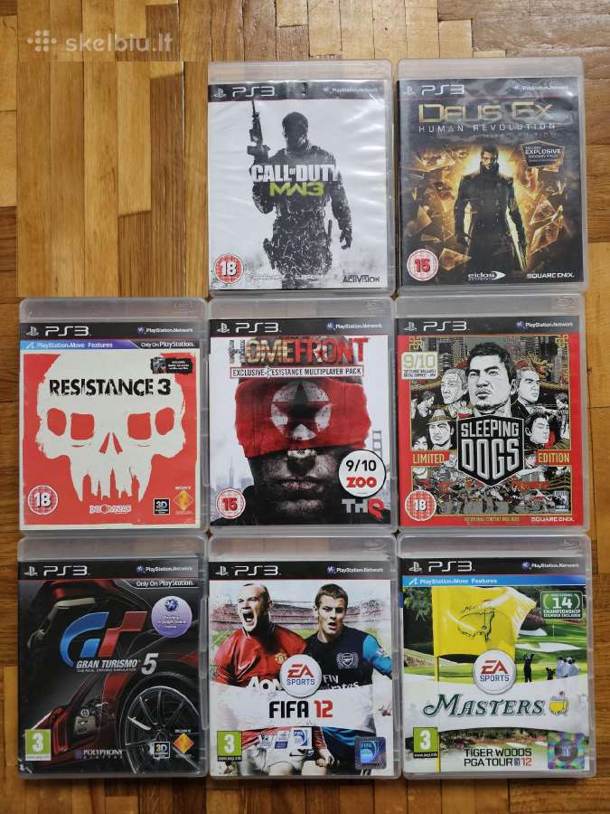 Playstation 3 žaidimų rinkiniai (PS3 Playstation3) - nuotraukos Nr. 19
