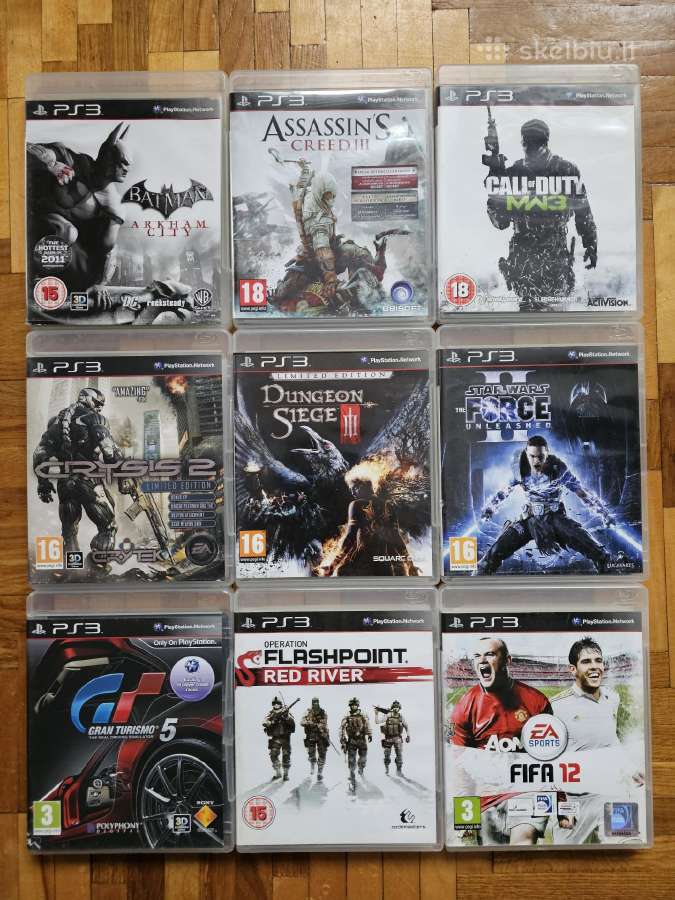 Playstation 3 žaidimų rinkiniai (PS3 Playstation3) - nuotraukos Nr. 21