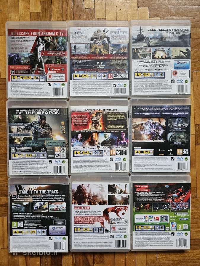 Playstation 3 žaidimų rinkiniai (PS3 Playstation3) - nuotraukos Nr. 22