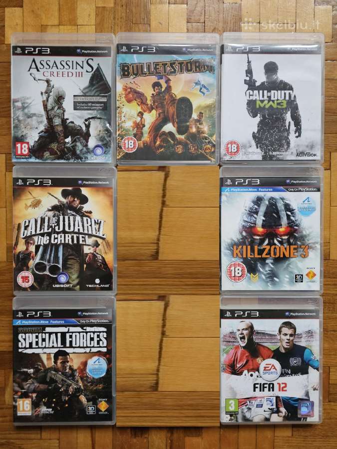 Playstation 3 žaidimų rinkiniai (PS3 Playstation3) - nuotraukos Nr. 23