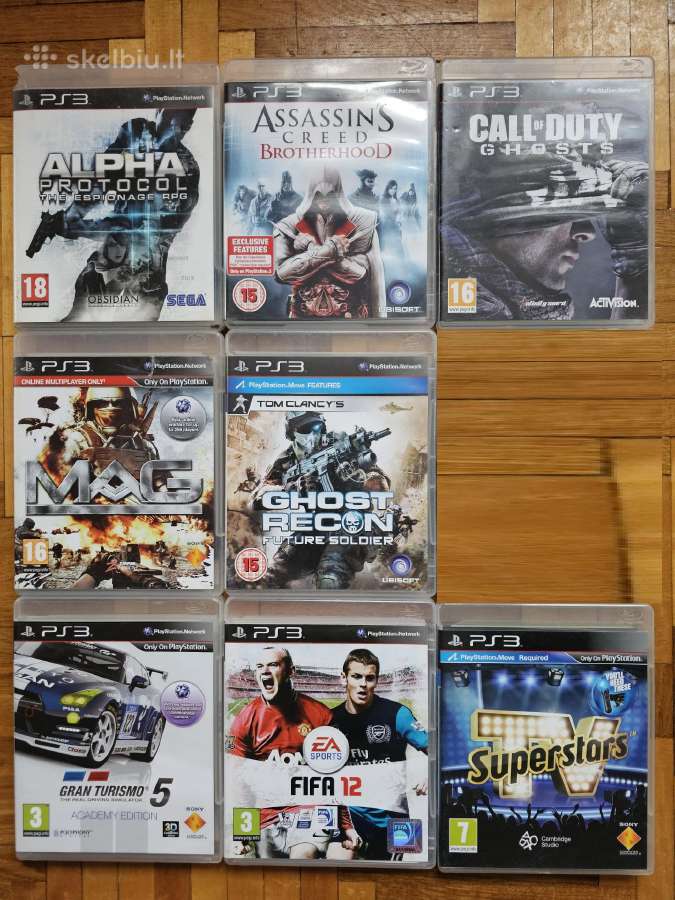 Playstation 3 žaidimų rinkiniai (PS3 Playstation3) - nuotraukos Nr. 27