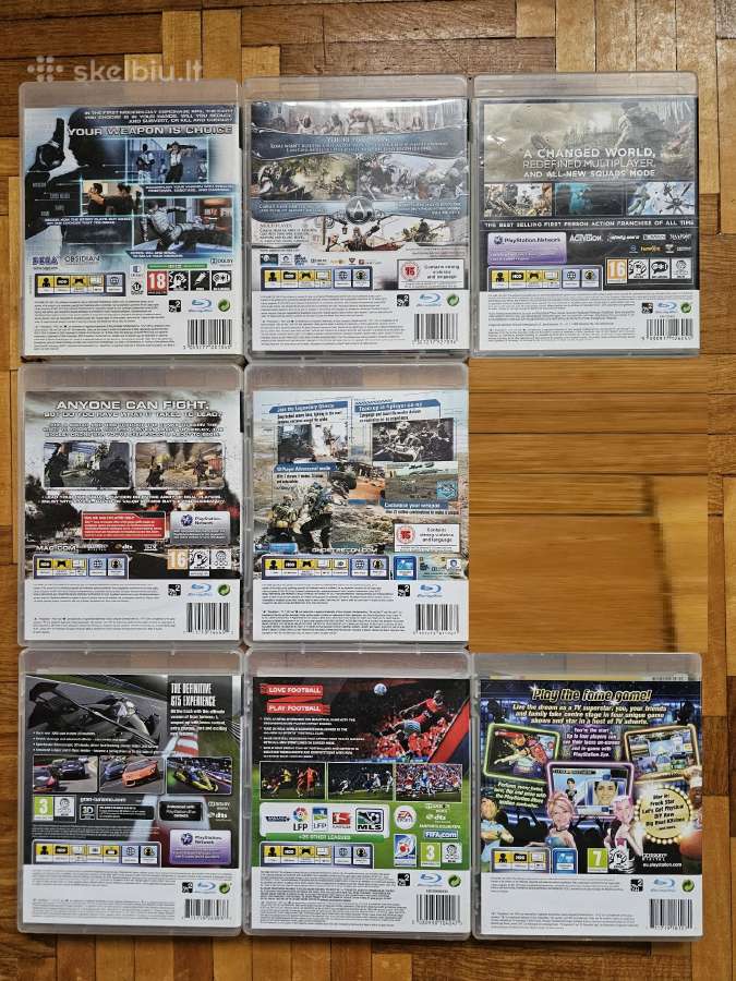 Playstation 3 žaidimų rinkiniai (PS3 Playstation3) - nuotraukos Nr. 28