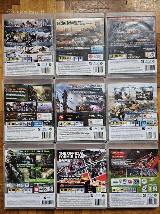 Playstation 3 žaidimų rinkiniai (PS3 Playstation3) - nuotraukos Nr. 30