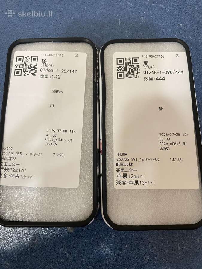 Telefono dekliukai tinka ant iPhone 12-13 mini - nuotraukos Nr. 2