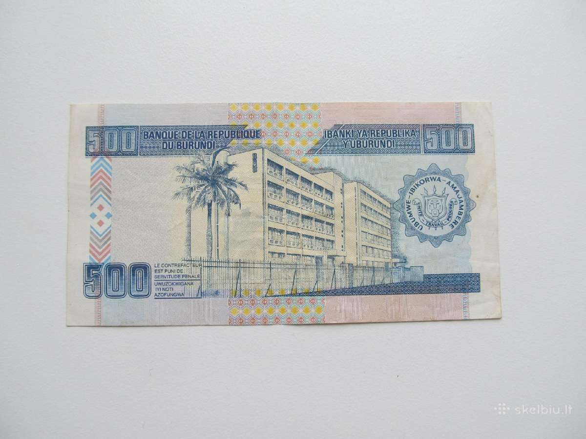 500 franku , Burundis , 2013 - nuotraukos Nr. 2
