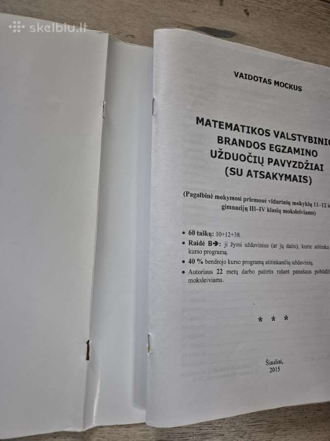 Matematikos valstybinio brandos egzamino užduotys - nuotraukos Nr. 9