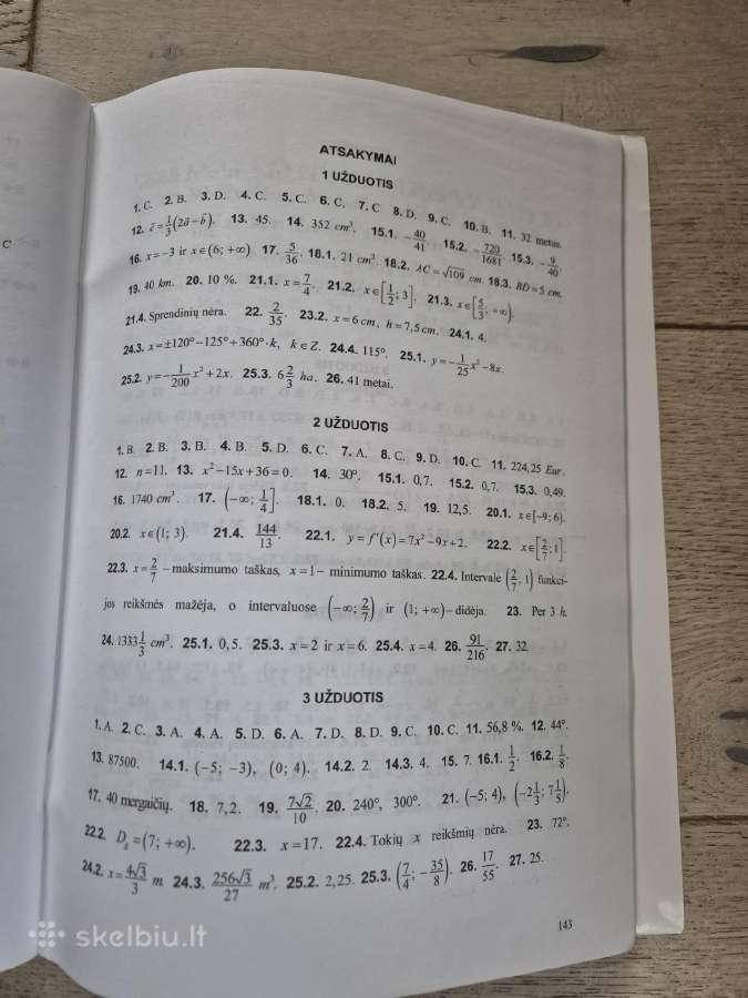 Matematikos valstybinio brandos egzamino užduotys - nuotraukos Nr. 8