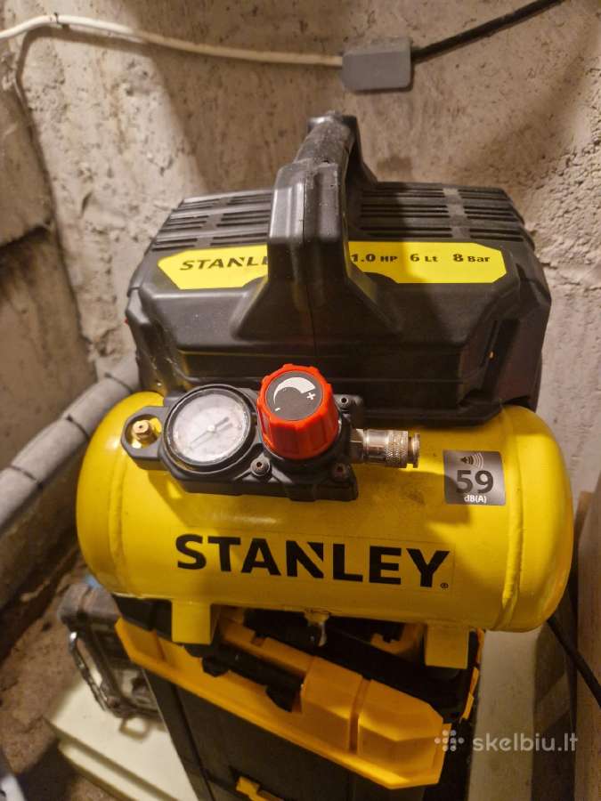 Stanley 8l kompresorius - nuotraukos Nr. 2