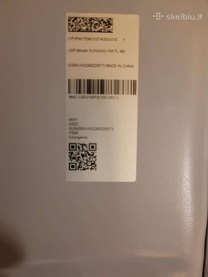 Trifazis inverteris Huawei Sun2000-i5ktl-m - nuotraukos Nr. 3