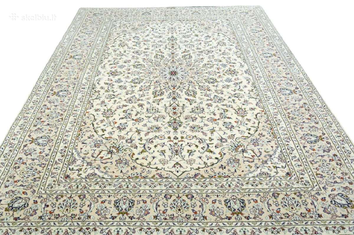 Rankų darbo persiškas Kashan kilimas – 352 253 c - nuotraukos Nr. 3