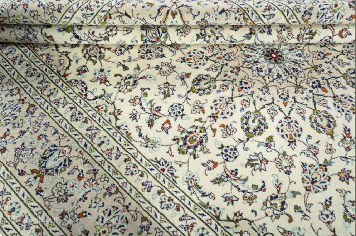 Rankų darbo persiškas Kashan kilimas – 352 253 c - nuotraukos Nr. 5