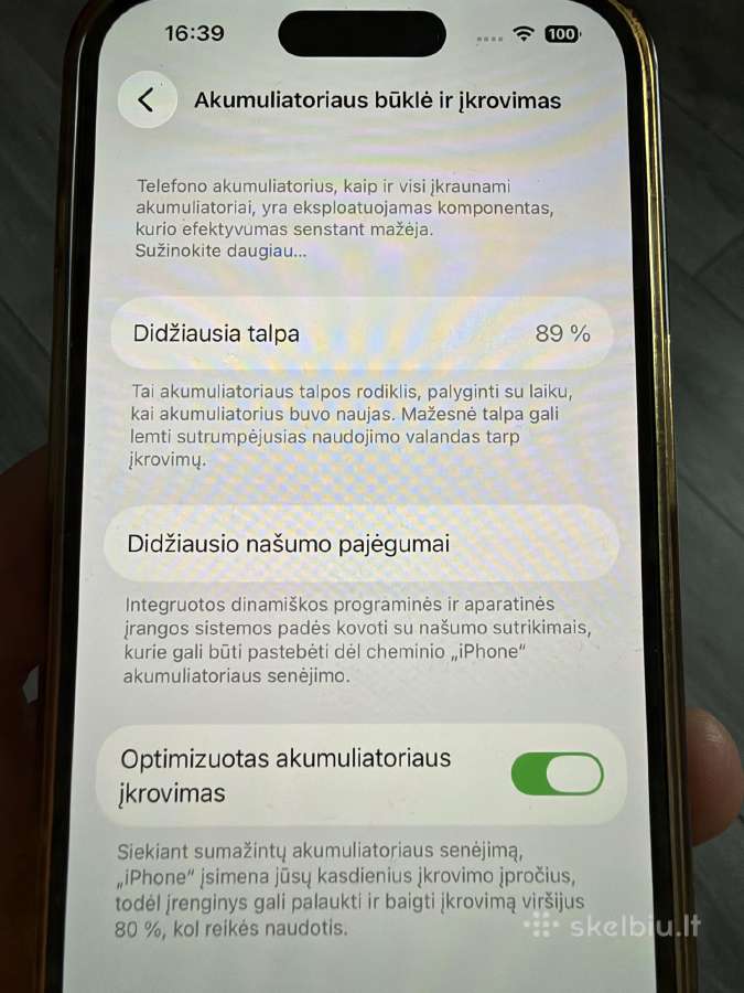 Apple iPhone 14 pro 128gb - nuotraukos Nr. 5
