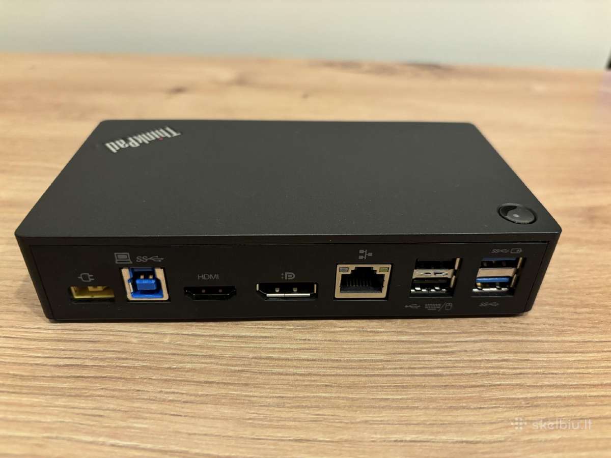 Lenovo Dk1523 replikatorius, stotelė, docking. - nuotraukos Nr. 3