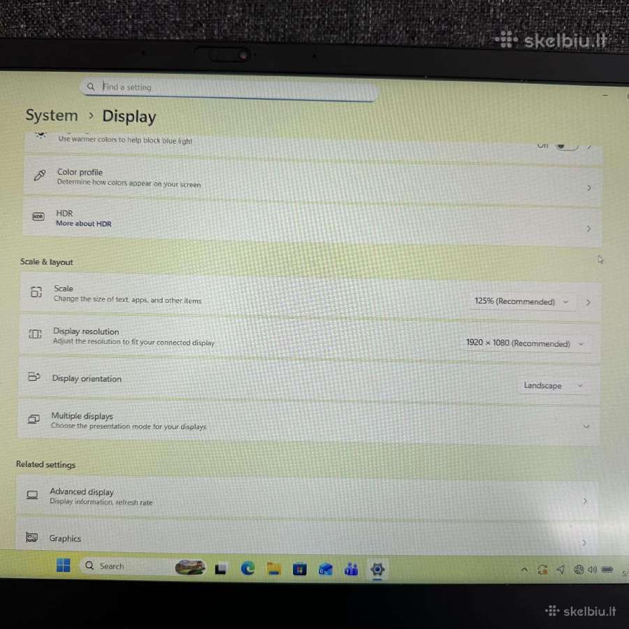Lenovo Thinkpad P1 G1 I7 256gb SSD, T1000 15.6 Fhd - nuotraukos Nr. 12