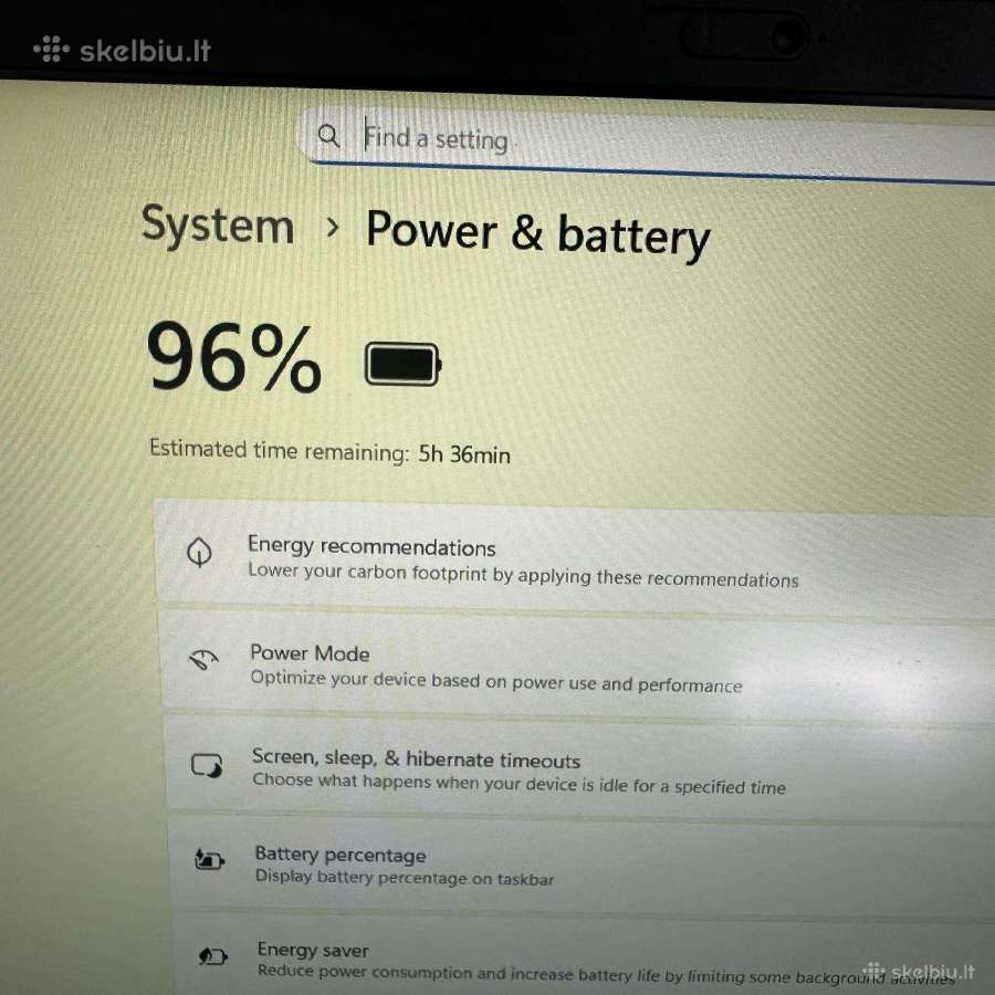 Lenovo Thinkpad P1 G1 I7 256gb SSD, T1000 15.6 Fhd - nuotraukos Nr. 14
