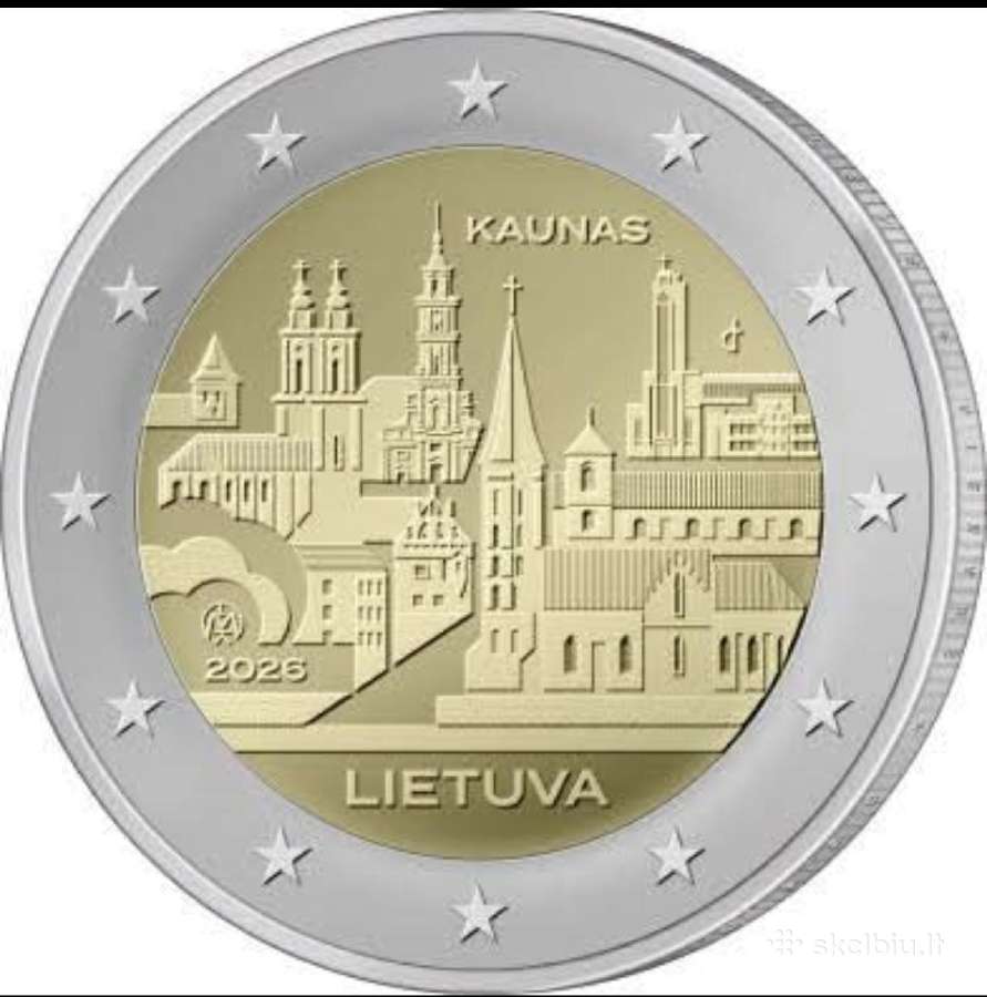 Lietuvos proginės 2 eurų monetos. Unc - nuotraukos Nr. 2