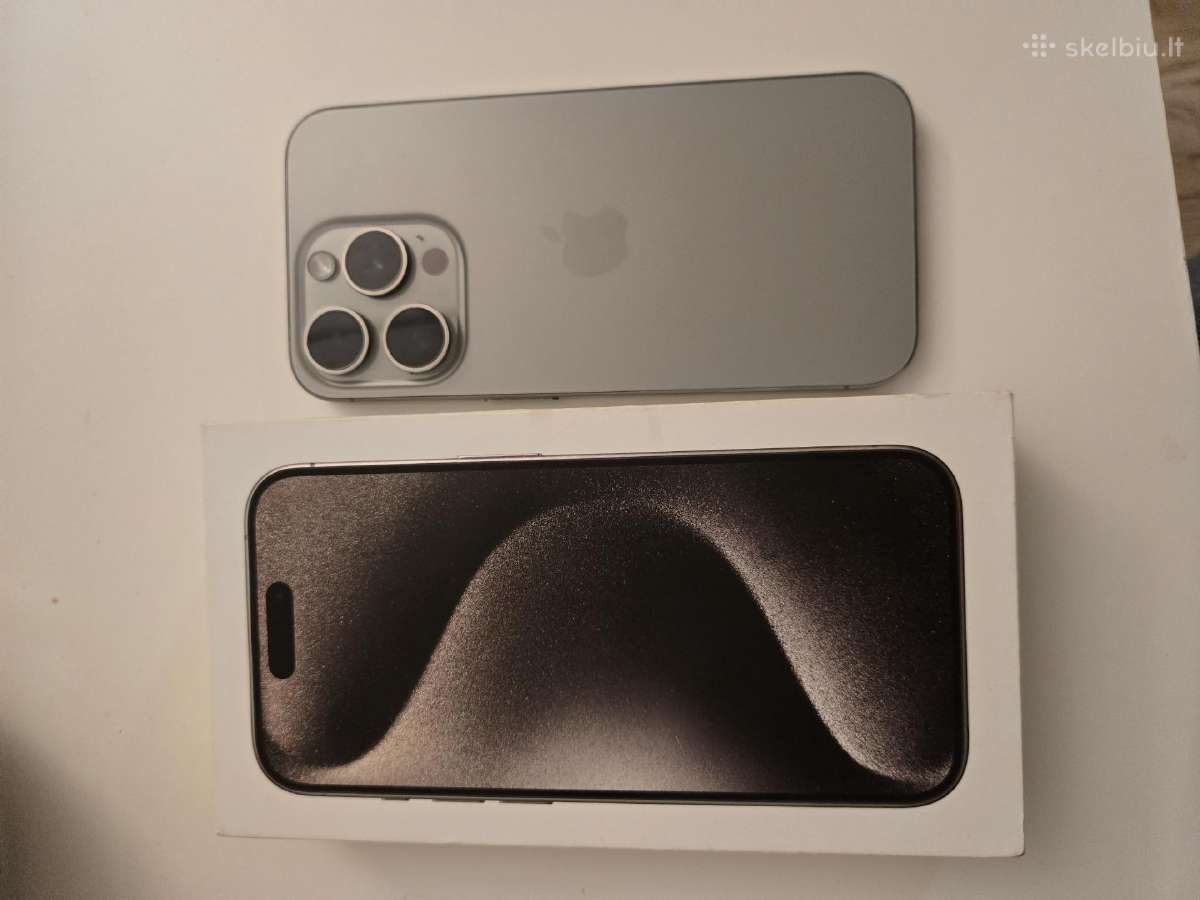 Apple iPhone 15 Pro 128gb - nuotraukos Nr. 4