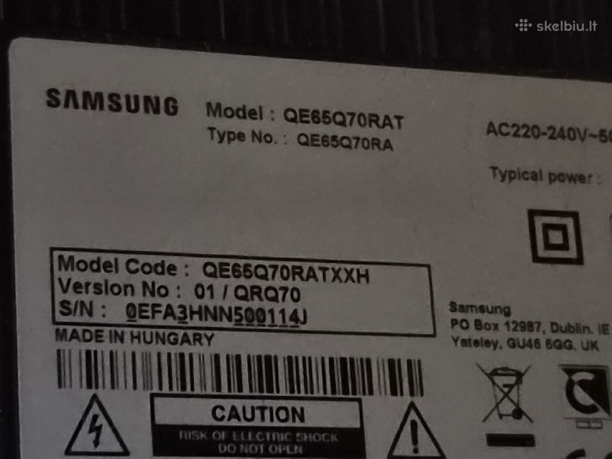 Samsung 65" Qled televizorius smart TV 4k 120hz - nuotraukos Nr. 4