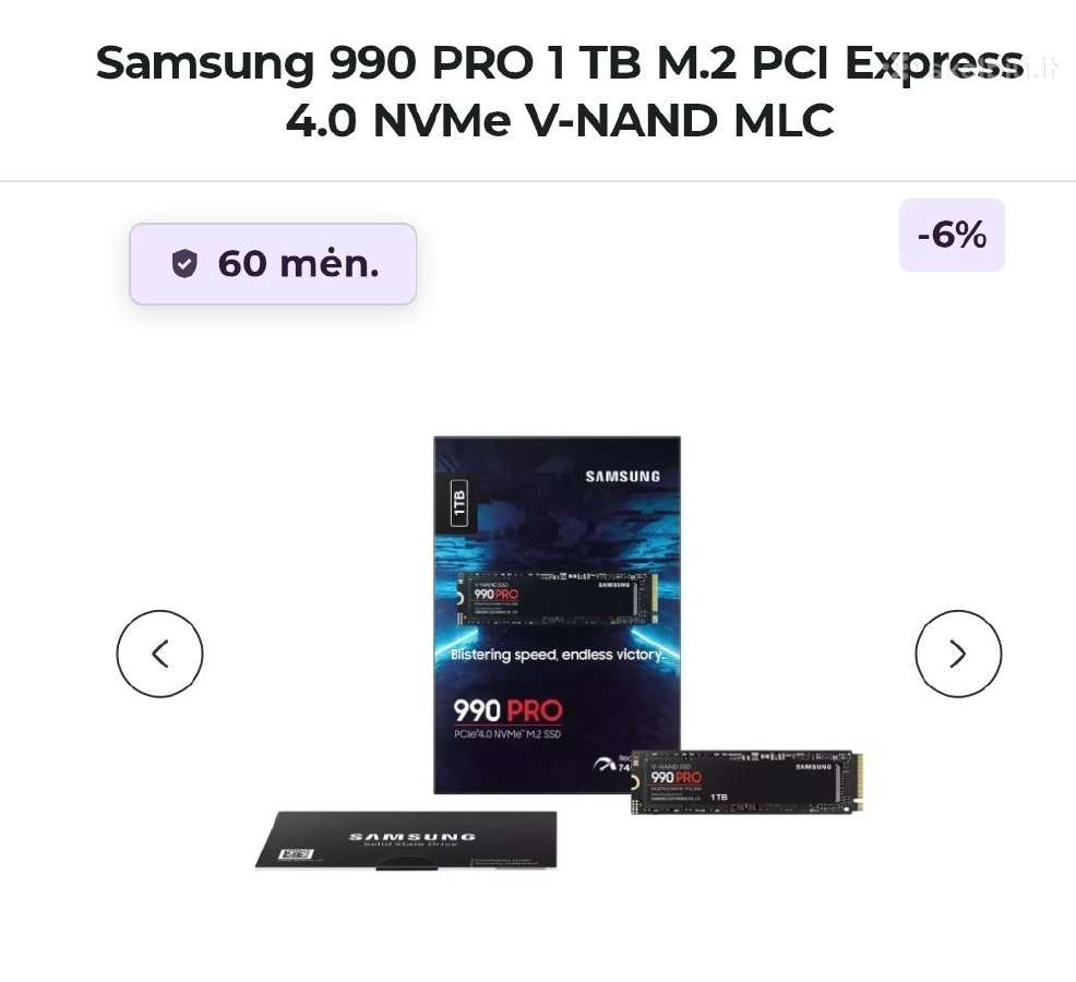 Samsung 990 Pro naujas - nuotraukos Nr. 2