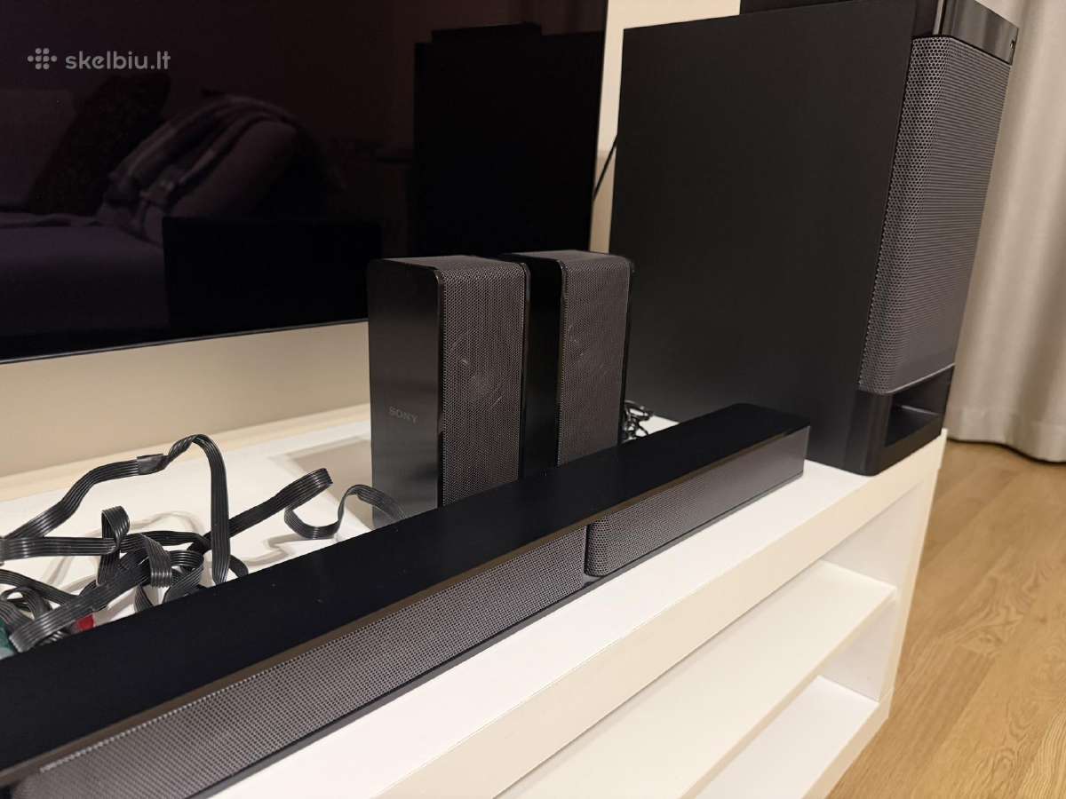 Sony Ht-rt3 5.1 namų kino /Soundbar sistema 600w - nuotraukos Nr. 2