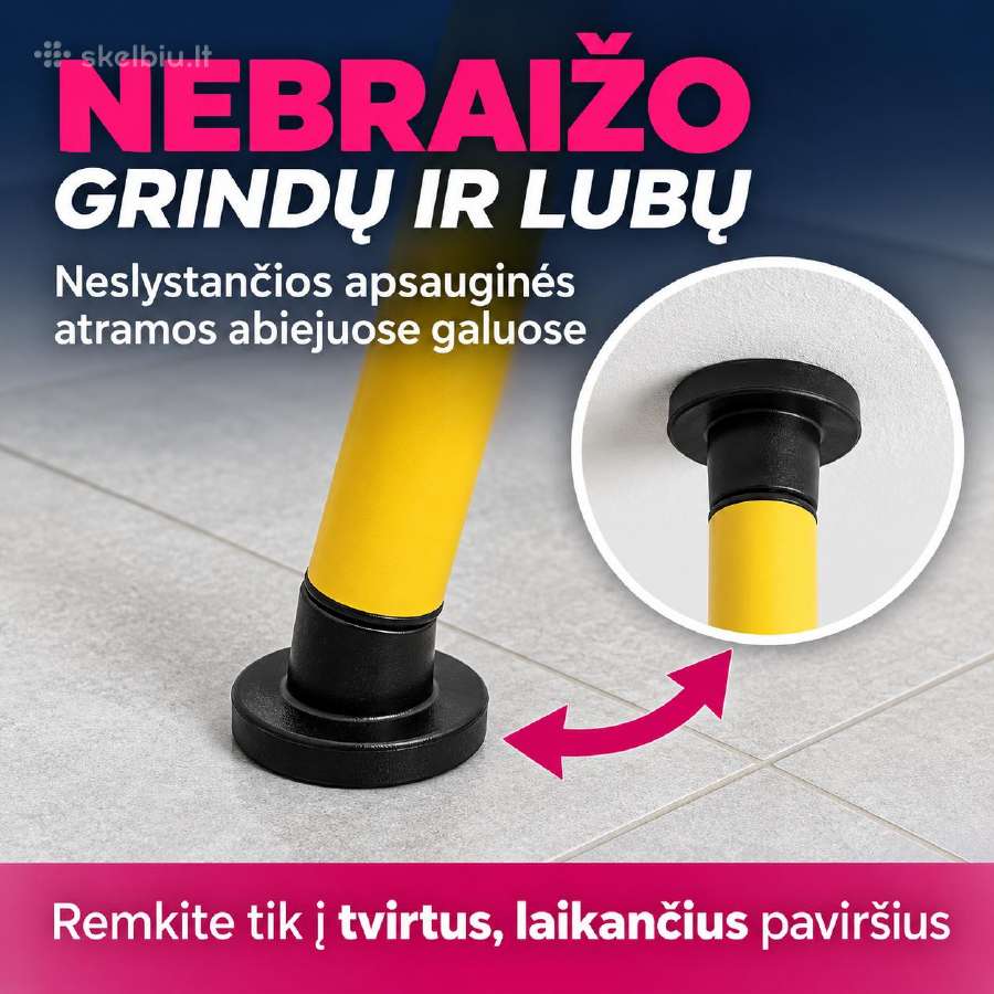 Teleskopinis stovas nivelyrui - nuotraukos Nr. 3